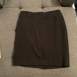 Banana republic black pencil skirt